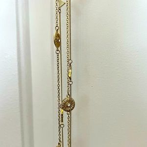 Gold Toned Layered Necklace
